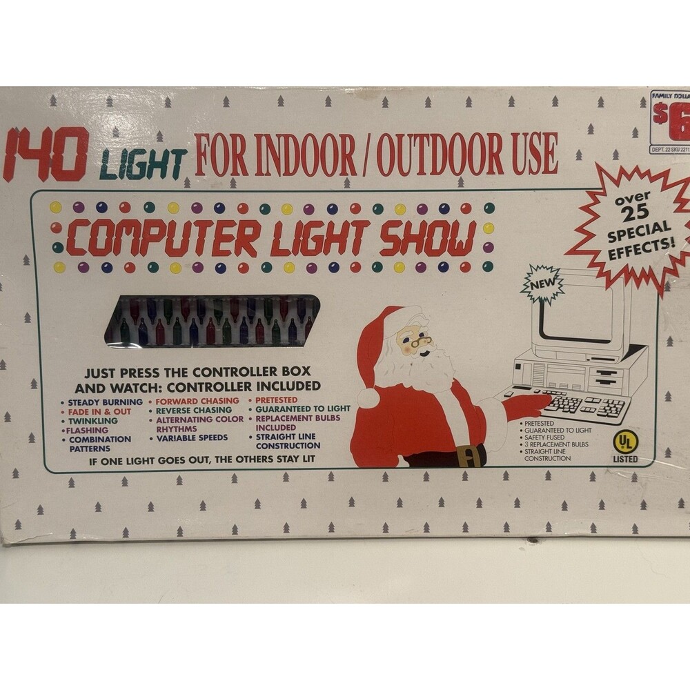Computer Light Show MIL-02 140 LED Multicolor Christmas String